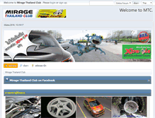 Tablet Screenshot of miragethailandclub.com